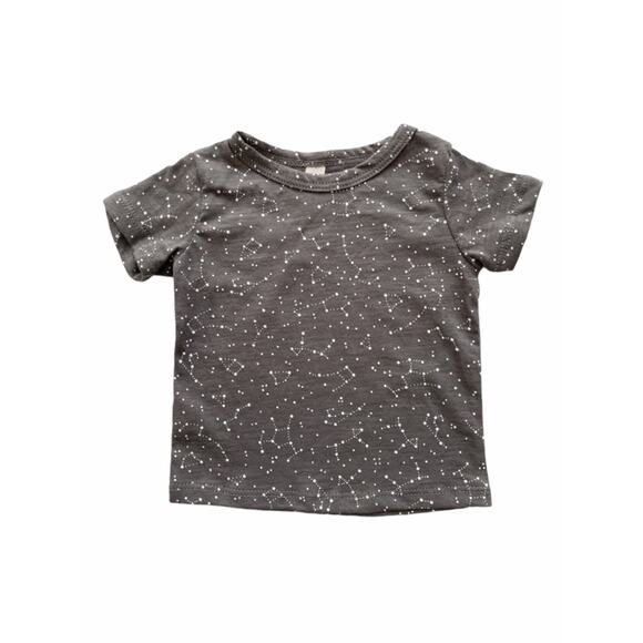 Childhoods Constellations On Faded Black Basic Tee Size 0-3m - Picture 1 of 3